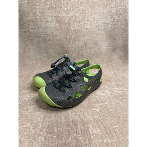 KEEN Kids' Rio Lace Up Waterproof Closed Toe Slip On Sandals Gray Green Size 1